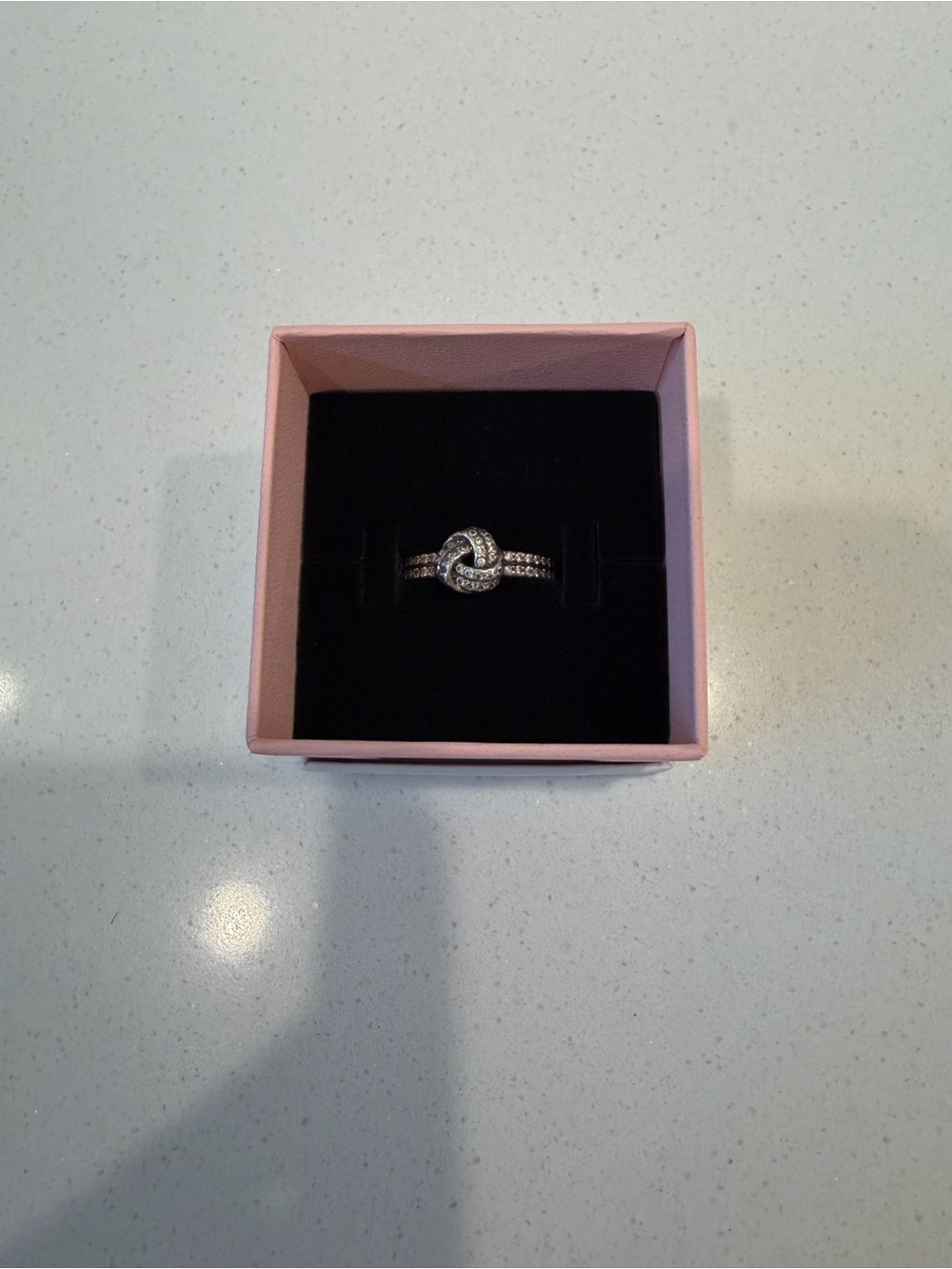Pandora Love Knot Ring | US 6